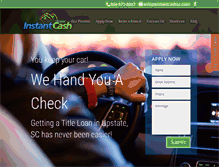 Tablet Screenshot of instantcashsc.com